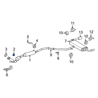Toyota OE - Catalytic Converter Nut