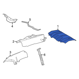 Toyota OE - Rear Floor Pan Heat Shield