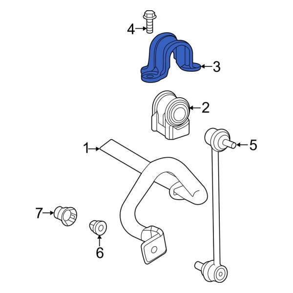 Suspension Stabilizer Bar Bracket