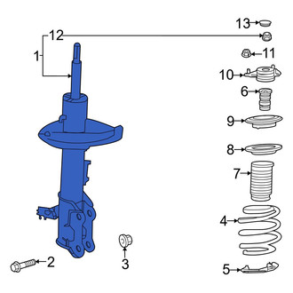 Toyota OE - Front Left Suspension Strut