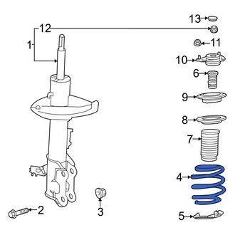 Toyota OE - Front Coil Spring