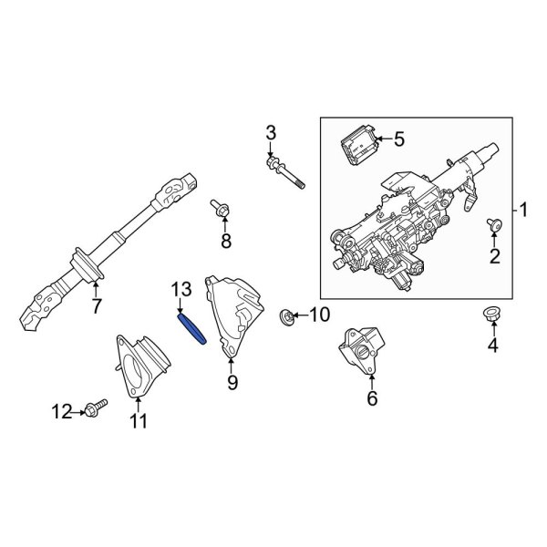 Steering Coupling Boot Clamp