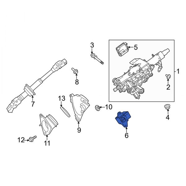 Toyota OE 4502048120 Steering Column Tilt Motor