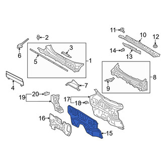 Toyota OE - Front Firewall
