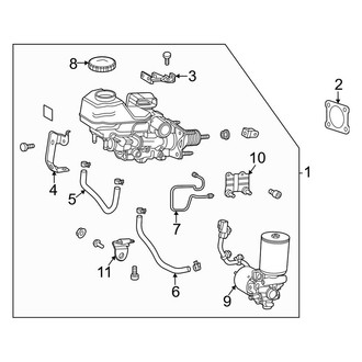 Toyota OE - Cowl - Components on Dash Panel