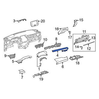 Toyota OE - Right Instrument Panel Trim Panel