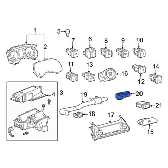 Toyota OE - Center Courtesy Light
