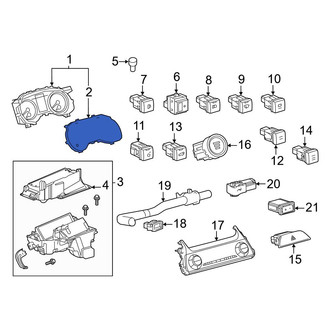 Toyota OE - Instrument Panel Lens