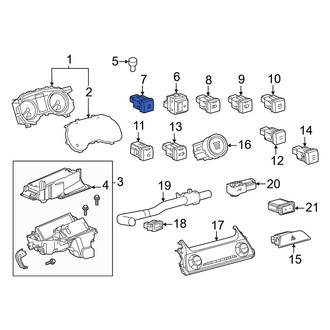 Toyota OE - Fuel Filler Door Switch