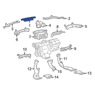 Toyota OE - Front Windshield Defroster Nozzle