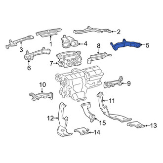 Toyota OE - Instrument Panel Air Duct