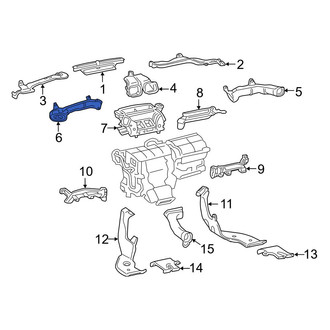 Toyota OE - Center Instrument Panel Air Duct