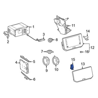 Toyota OE - Left GPS Navigation System Bracket