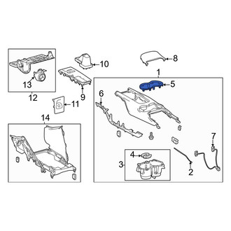 Toyota OE - Center Console Cup Holder Bezel