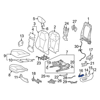 Toyota OE - Front Left Power Seat Switch