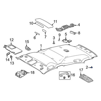 Toyota OE - Package Tray Trim Clip