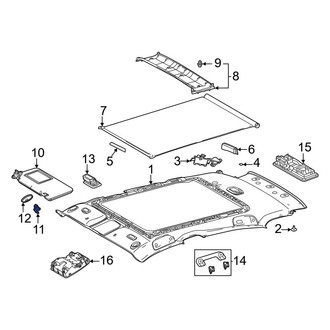 Toyota OE - Sun Visor Holder