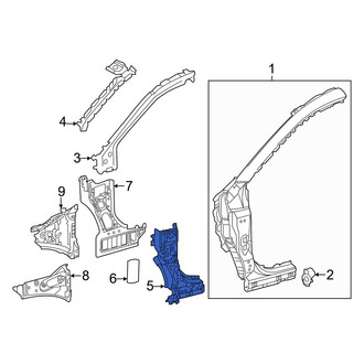 Toyota OE - Left Lower Body A-Pillar Reinforcement