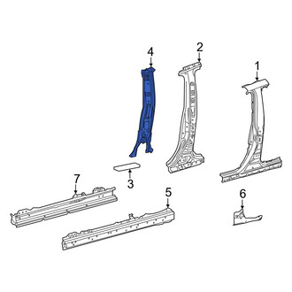 Toyota OE - Left Inner Body B-Pillar