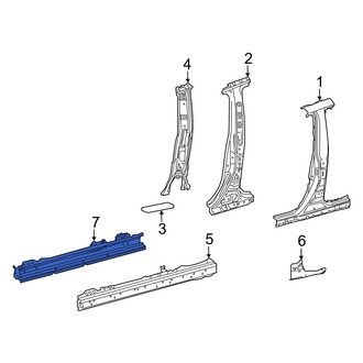 Toyota OE - Left Inner Rocker Panel