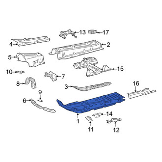 Toyota OE - Front Right Floor Pan
