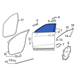 Toyota OE - Front Left Door Shell