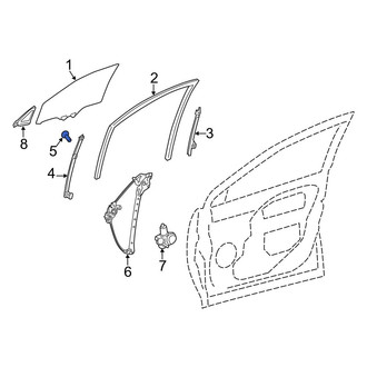 Toyota OE - Window Regulator Guide Bolt