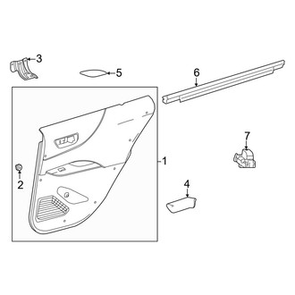 Toyota OE - Rear Door - Interior Trim