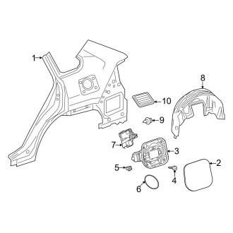 2021 Toyota Venza OEM Quarter Panels & Parts | CARiD