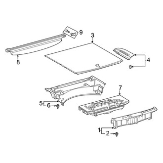 Toyota OE - Rear Body & Floor - Interior Trim