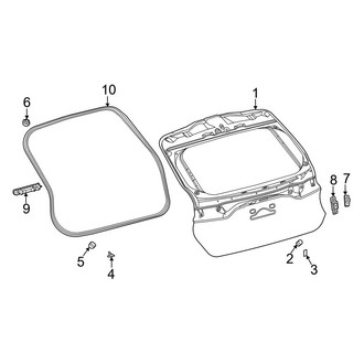 Toyota OE - Lift Gate - Gate & Hardware