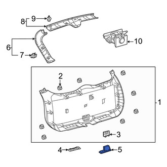 Toyota OE - Rear Liftgate Pull Handle