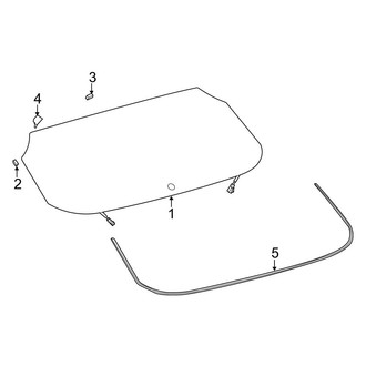 Toyota OE - Lift Gate - Glass (LE / XLE)