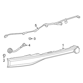 Toyota OE - Rear Lamps - Gate Mounted Stop Lamps