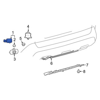 Toyota OE - Rear Parking Aid Sensor