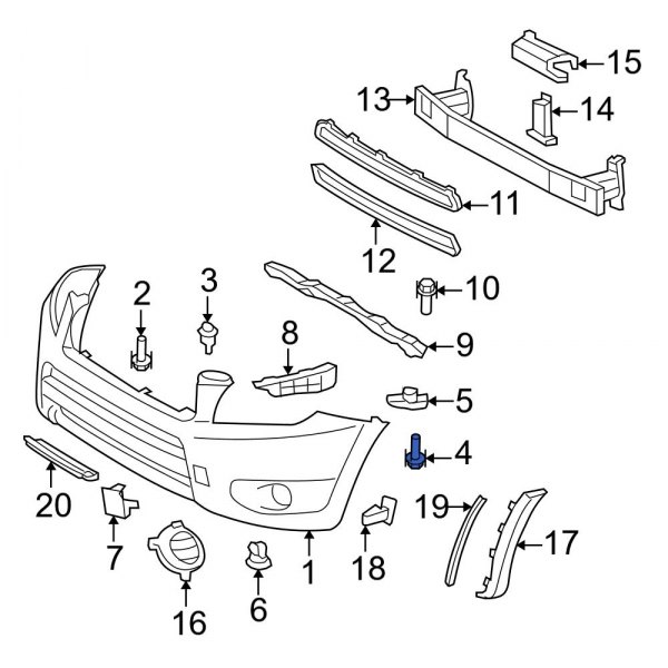 Bumper Cover Screw