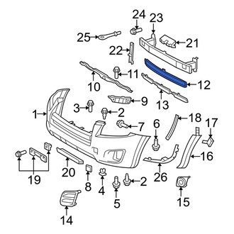 Toyota OE - Front Upper Grille