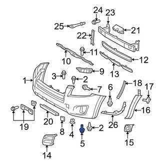 Toyota OE - Mud Flap Screw