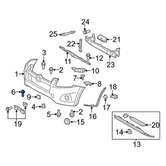 Toyota OE - Bumper Cover Bolt