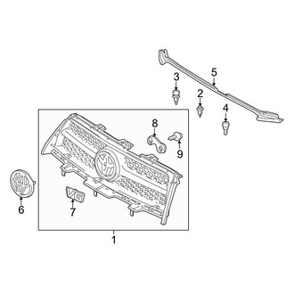 Toyota OE - Grille & Components (Base / Sport)