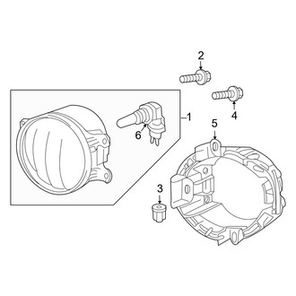 Toyota OE - Front Lamps - Fog Lamps (2.0L / 2.4L / 3.5L)