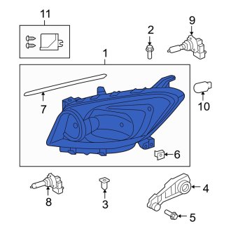 Toyota OE - Front Left Headlight