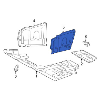 Toyota OE - Front Left Fender Splash Shield