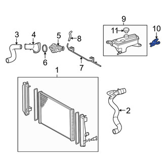 Toyota OE - Engine Coolant Reservoir Bracket