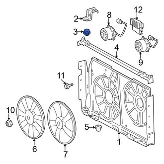 Toyota OE - Upper Engine Cooling Fan Shroud Insulator