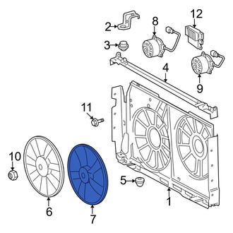 Toyota OE - Right Engine Cooling Fan Blade