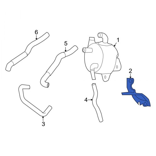 Automatic Transmission Oil Cooler Bracket