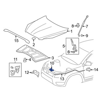 Toyota OE - Front Hood Latch