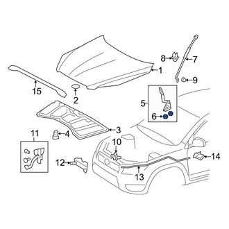 Toyota OE - Hood Hinge Spacer