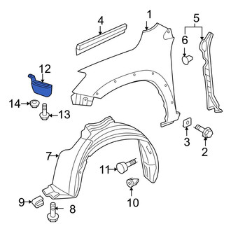 Toyota OE - Front Left Fender Splash Shield